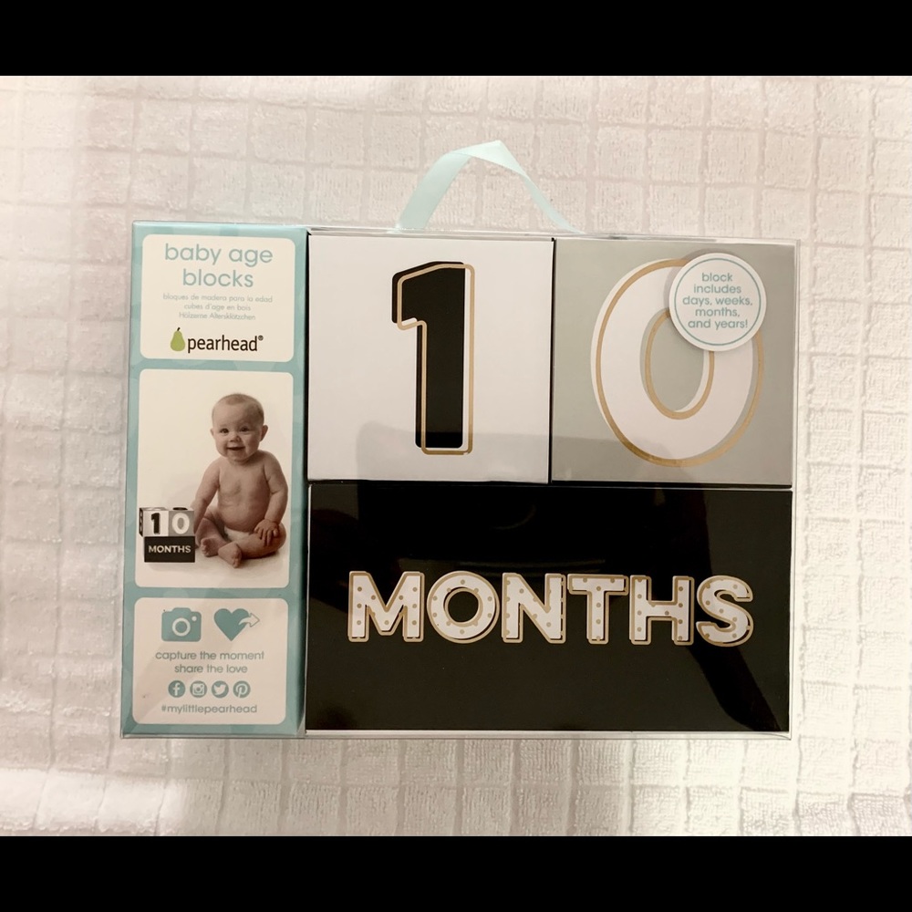 Pearlhead Baby Age Blocks